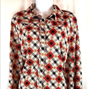 Vintage 70’s collared shirt made in USA